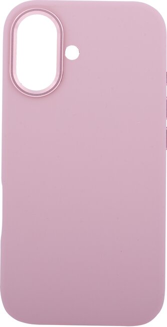 Pouzdro Liquid Frame s podporou MagSafe iPhone 16 - světle růžová