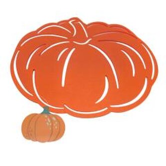 Podkładka filcowa pod talerz w kształcie dyni