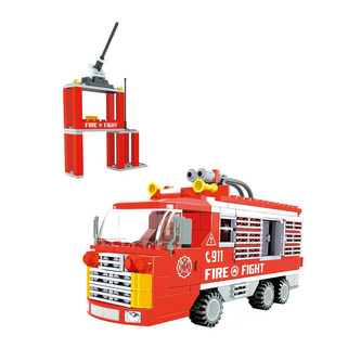 Kompatibilní stavebnice BLOXO hasiči stanice 278 ks