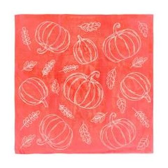 Poszewka na poduszkę z nadrukiem dwustronnym Dynia