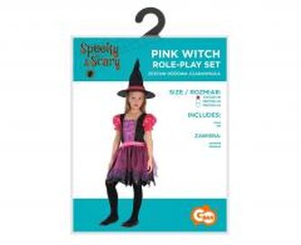 Strój dla dzieci Różowa Czarownica rozm. 110/120cm