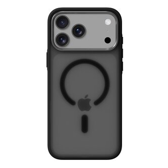 Pouzdro Matte Frame s podporou MagSafe iPhone 17 Pro Max - černé