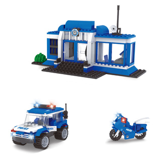 Kompatibilní stavebnice BLOXO policie stanice 194 ks