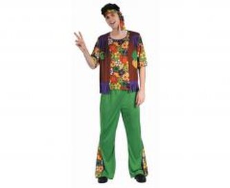 Strój dla dorosłych Kolorowy Hipis rozm. 52