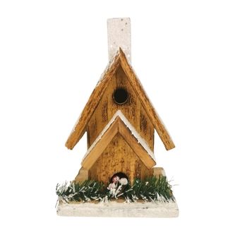 Dřevěný kostel LED, 20 cm Dřevěný kostel LED, 20 cm