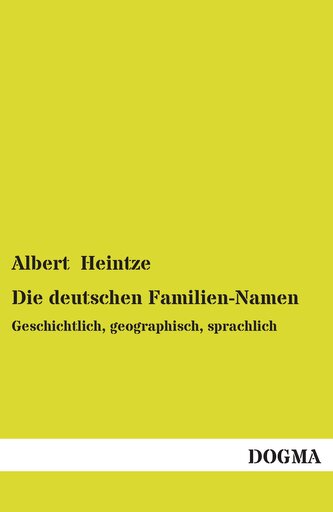 Die deutschen Familien-Namen