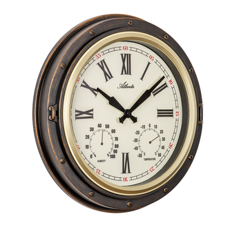 Designové nástěnné hodiny AT4546 Atlanta 40cm