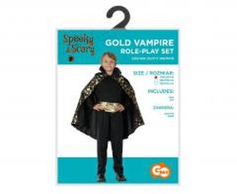 Strój dla dzieci Złoty Wampir rozm. 110/120cm