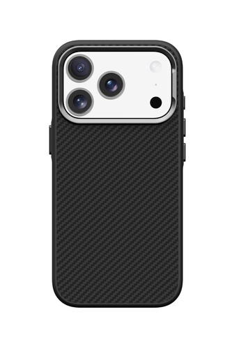 Pouzdro Platinum Carbon s podporou MagSafe iPhone 17 Pro - černé Pouzdro Platinum Carbon s podporou MagSafe iPhone 17 Pro - černé