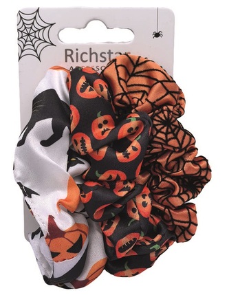 Gumičky do vlasů Halloween 3 ks