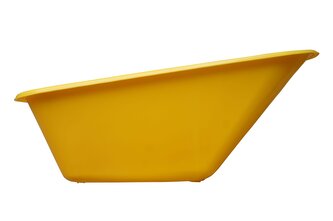 korba plastová LIVEX 100l žlutá - 2. jakost