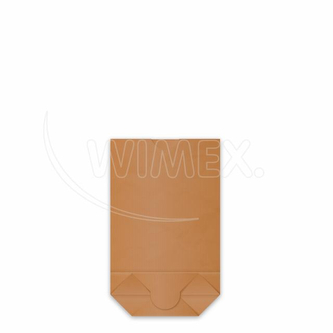 Papírový sáček s 92mm křížovým dnem kraft 22,5 x 37,5 cm `2,5kg` [1000 ks]