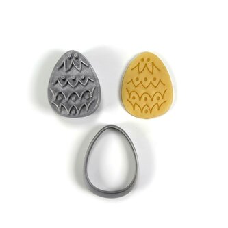 Velikonoční razítko ozdobené vejce Velikonoční razítko ozdobené vejce