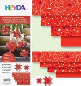 Sada skládacích proužků 96ks - červený 2 velikosti