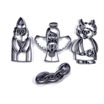 3+1 Akční mikulášský set vykrajovátek/formiček č.1