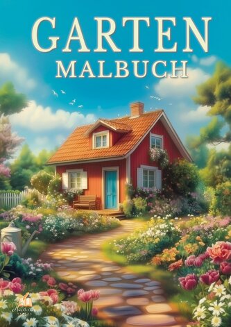 Garten Malbuch für Erwachsene - 50 Ausmalbilder zur Entspannung