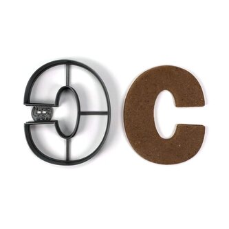 Písmeno C (10cm) vykrajovátko/formička Písmeno C (10cm) vykrajovátko/formička