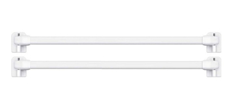 Vitrážová tyč - vitrážka 2 kusy EASY SHAPE bílá 40 cm Mybesthome