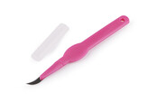 Ergonomický nůž / páráček k řezání a vykrajování, délka 13,5 cm - 20 ks - růžová