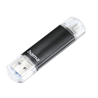 Hama USB flash disk Laeta Twin, USB 3.0, 64 GB, 40 MB/s, USB-A - micro USB