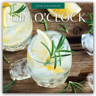 Gin o' Clock - Zeit für Gin 2026 - 16-Monatskalender