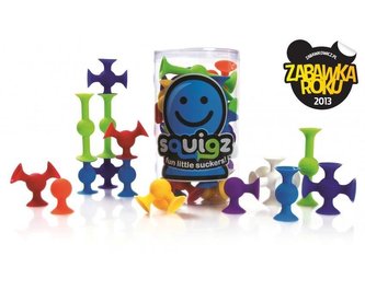 Przyssawki Squigz silikonowe klocki 24el