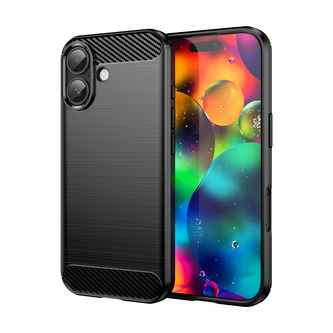 Pouzdro Carbon iPhone 17 - černé