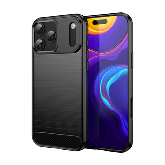 Pouzdro Carbon iPhone 17 Pro Max - černé