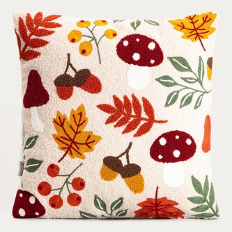 Poszewka | HERFS | z jesiennym wzorem | 45x45cm | 749070 Poszewka | HERFS | z jesiennym wzorem | 45x45cm | 749070