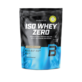 BioTech Iso Whey Zero 454 g white chocolate (bílá čokoláda)