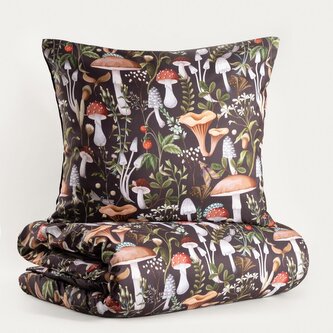 Pościel | GINNI | z mikrofibry w leśny wzór | 220x200 + 2*70x80 cm | 755972