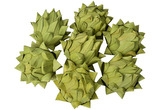 Dekorace - Khejur artichoke apple green 6 cm 2 ks