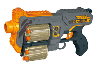 Pistole Wheel Double s pěnovými náboji 32,5 cm
