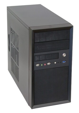 CHIEFTEC skříň Mesh Series/uATX, CT-01B, Black, USB 3.0