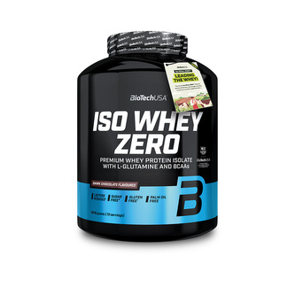 BioTech Iso Whey Zero 1816 g dark chocolate (hořká čokoláda)