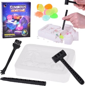 JOKOMISIADA Archeologická sada: Hledání svítících (fluorescenčních) kamenů