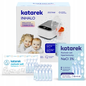 KATAREK Inhalo zestaw + 2 rodzaje soli