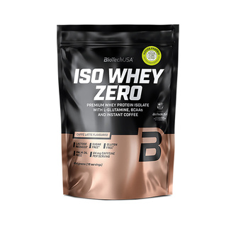 BioTech Iso Whey Zero 454 g caffe latte (káva latte)