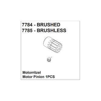 DF models Pastorek motoru brushed pro 3144