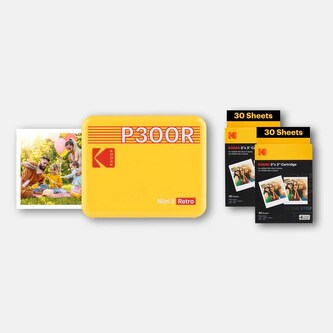 KODAK přenosná tiskárna Mini 3 Retro P300R žlutá
