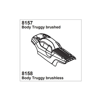DF models Karoserie červená pro 3144