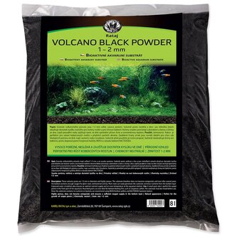 Substrát Rataj Volcano Black Powder 8ll