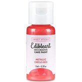 Metalická barva tekutá 15ml Circus Red - Sweet Sticks
