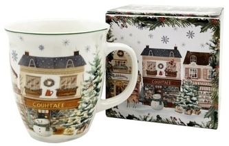 Porcelánový hrnek v dárkové krabičce Christmas City 2 velký