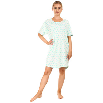 Dámská noční košile Gina zelená (19138-LYMMMZ) XL