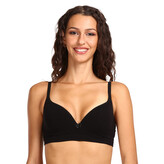 Dámská podprsenka Gina vyztužená s kosticemi černá (07017) 85C