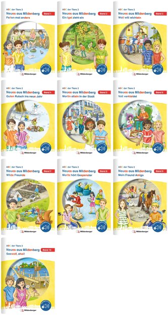 Paket - Neues aus Mildenberg - Geschichten von Mia, Mio und ihren Freunden, Klasse 2 1-10