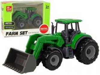 Traktor spychacz zielony Traktor spychacz zielony