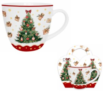 Porcelánový hrnek v dárkovém balení Christmas Tree 3