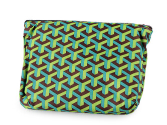 Skládací nákupní taška se zipem 39x40 cm - 1 ks - 45 zelená